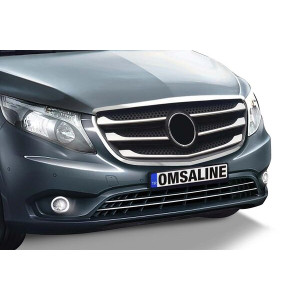 OMSA Mercedes Vito W447 Krom Ön Panjur Çercevesi 2 Parça 2014-2024 Arası