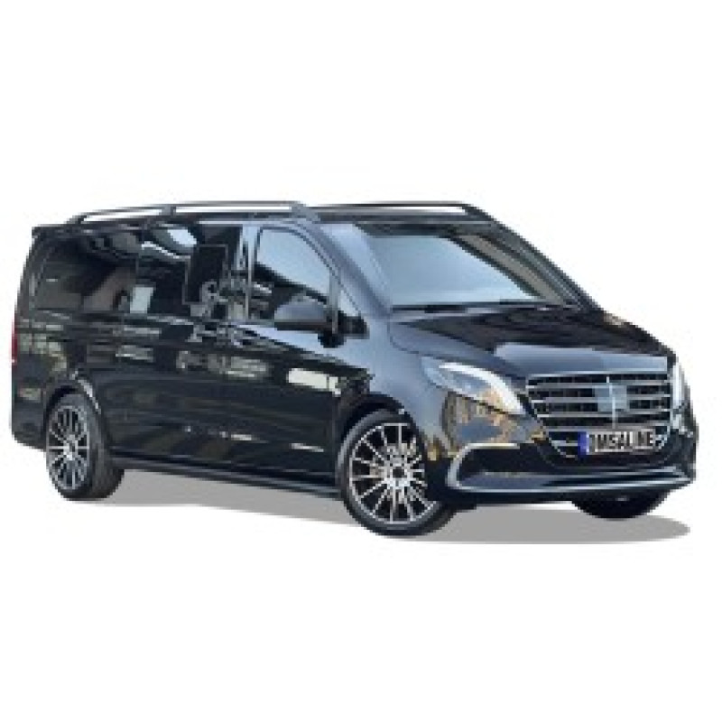 OMSA Mercedes Vito W447 Krom Ön Tampon Alt Çıtası 3 Parça 2024 ve Sonrası