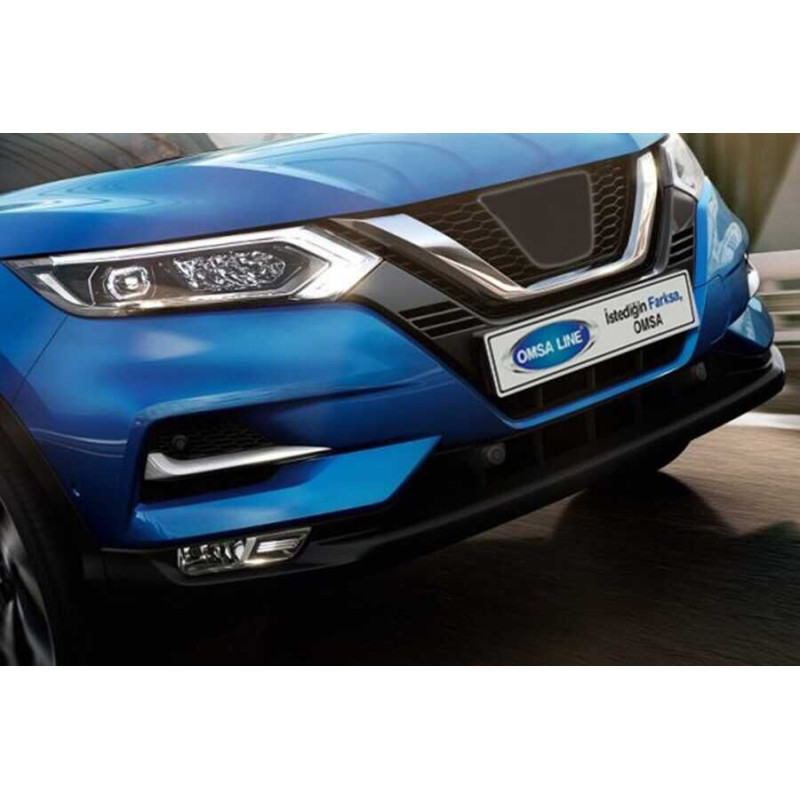 OMSA Nissan Qashqai Krom Sis Far Çıtaları 2 Parça 2017-2021 Arası