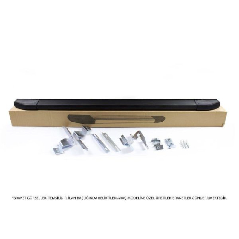 OMSA Opel Combo E Elegance Yan Basamak Siyah Kısa Şase 2019 ve Sonrası