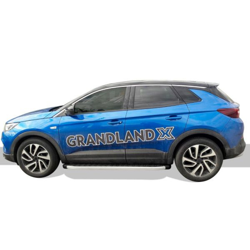 OMSA Opel Grandland X Blackline Yan Basamak Alüminyum 2017-2024 Arası