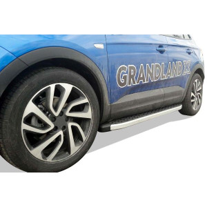 OMSA Opel Grandland X Blackline Yan Basamak Alüminyum 2017-2024 Arası