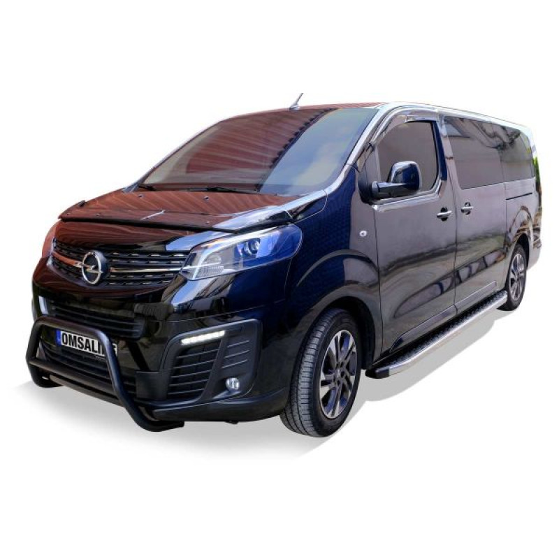 OMSA Opel Zafira Life Blackline Yan Basamak Krom Kısa Şase 2019 ve Sonrası