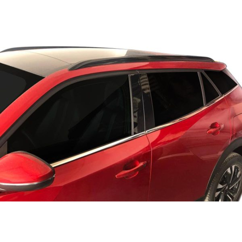OMSA Peugeot 2008 EV Krom Cam Alt Çıtası 6 Parça 2023 ve Sonrası