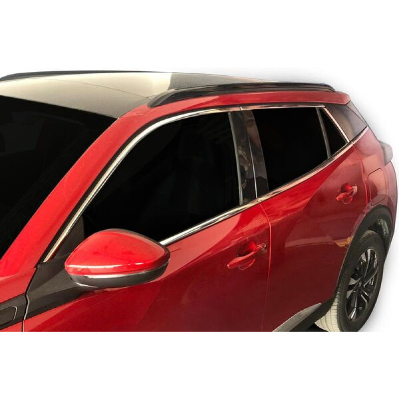 OMSA Peugeot 2008 Krom Cam Çerçevesi 12 Parça 2019 ve Sonrası