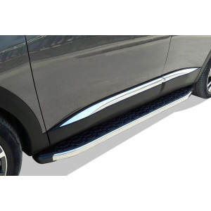 OMSA Peugeot 3008 Blackline Yan Basamak Krom 2016-2023 Arası