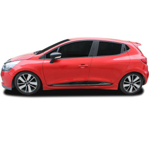 OMSA Renault Clio 4 HB Siyah Krom Cam Alt Çıtası 8 Parça 2012-2019 Arası