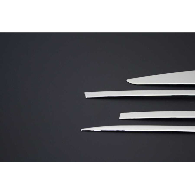 OMSA Renault Clio 4 HB/SW Krom Yan Kapı Çıtası 4 Parça Formlu 2012-2018 arası