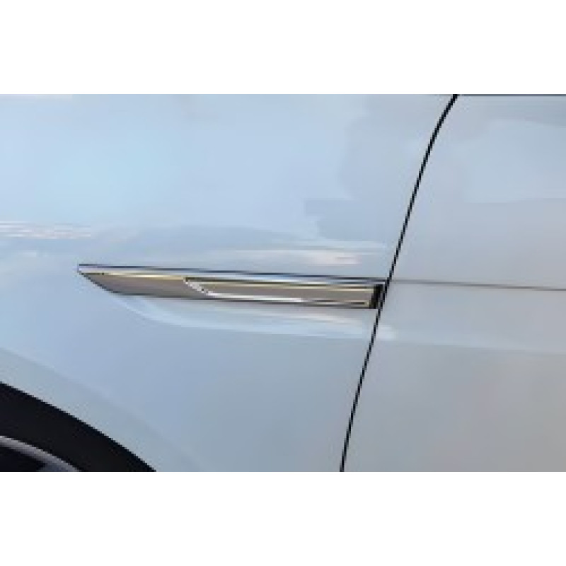 OMSA Renault Megane 4 Sedan Krom Ön Tampon Alt Çıta 7 Parça 2021 ve Sonrası