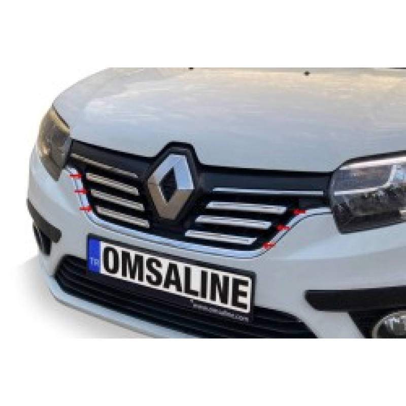 OMSA Renault Symbol 3 Krom Far Kaşı 2 Parça 2013-2017 Arası