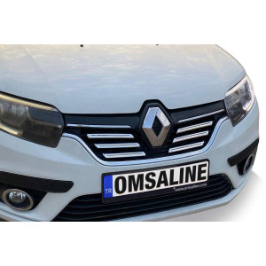 OMSA Renault Symbol 3 Krom Ön Panjur 6 Parça 2017 ve Sonrası