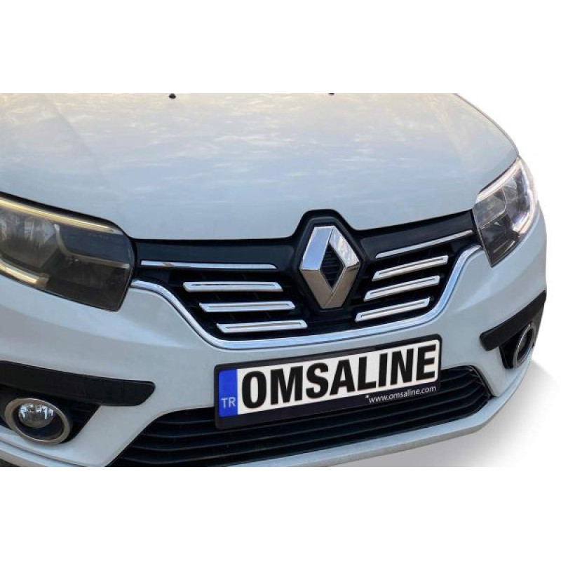 OMSA Renault Symbol 3 Krom Ön Panjur 6 Parça 2017 ve Sonrası