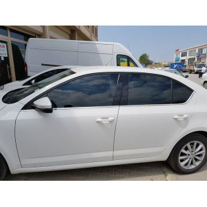 OMSA Skoda Octavia 3 A7 SD Krom Cam Alt Çıtası 6 Parça 2013-2019 Arası