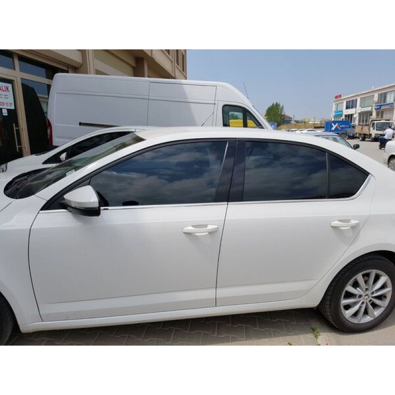 OMSA Skoda Octavia 3 A7 SD Krom Cam Alt Çıtası 6 Parça 2013-2019 Arası