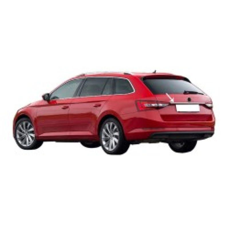 OMSA Skoda Superb 3 SW Krom Bagaj Çıtası Plaka Üstü 2015-2023 Arası
