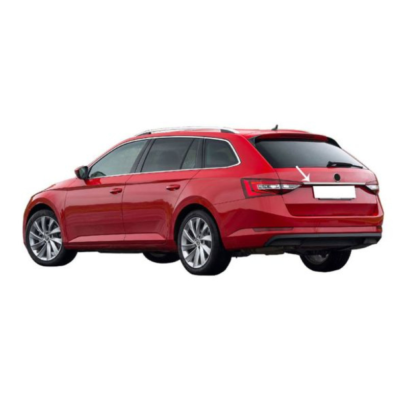 OMSA Skoda Superb 3 SW Krom Bagaj Çıtası Plaka Üstü 2015-2023 Arası