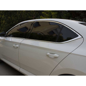 OMSA Skoda Superb B8 Krom Cam Çerçevesi 12 Parça 2015-2023 Arası
