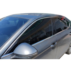 OMSA Skoda Superb Krom Cam Çerçevesi 10 Parça 2024 ve Sonrası