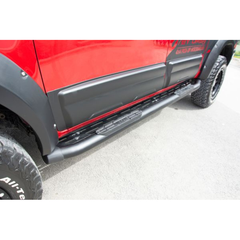 OMSA Toyota Hilux Amazon Yan Basamak Çap:76 Siyah 2015 ve Sonrası