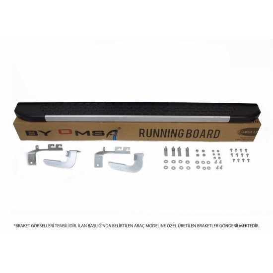 OMSA Toyota Hilux Nevada Yan Basamak Alüminyum 2006-2015 Arası