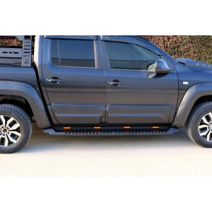 OMSA VW Amarok Dakar Yan Basamak Siyah V1 Ledli 2010-2021 Arası