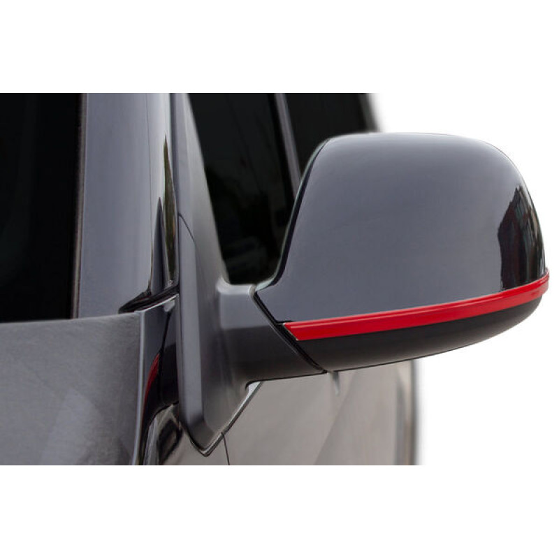 OMSA VW Amarok Kırmızı Krom Ayna Çıtası 2 Parça 2010-2021 Arası