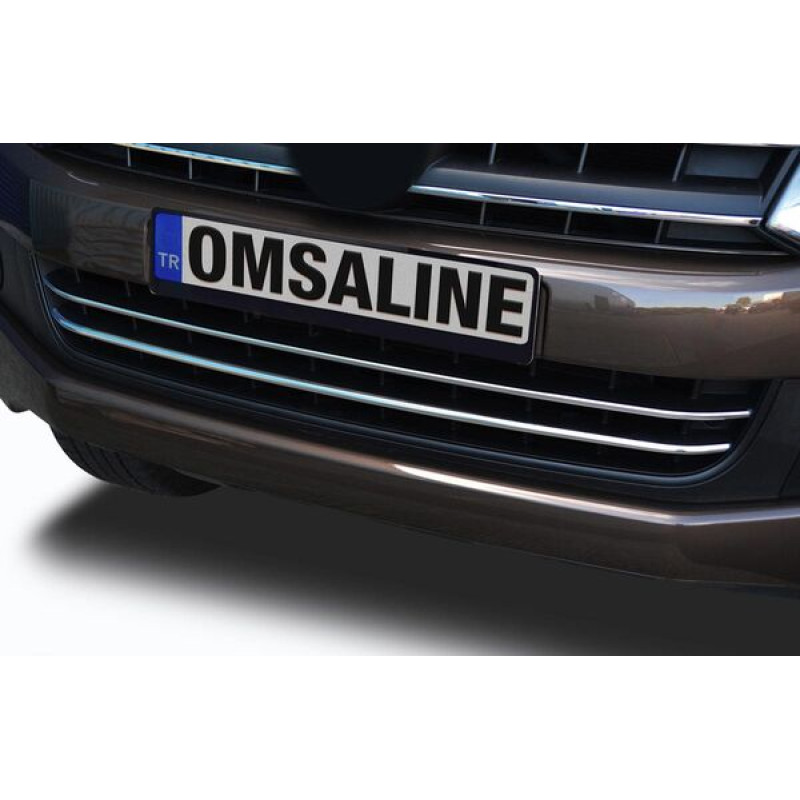 OMSA VW Amarok Krom Ön Tampon Çıtası 2 Parça 4x2 2010-2021 Arası