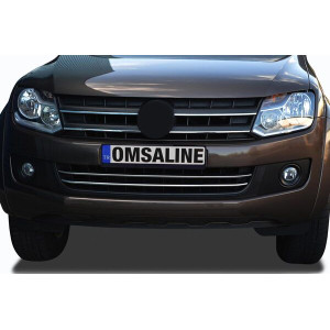 OMSA VW Amarok Krom Ön Tampon Çıtası 2 Parça 4x2 2010-2021 Arası