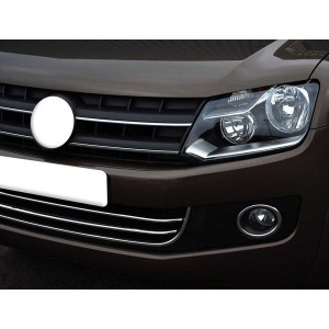 OMSA VW Amarok Krom Ön Tampon Çıtası 3 Parça 2010-2021 Arası