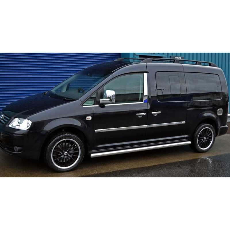 OMSA VW Caddy Maxi Krom Yan Kapı Çıtası 4 Parça 2007-2014 Arası