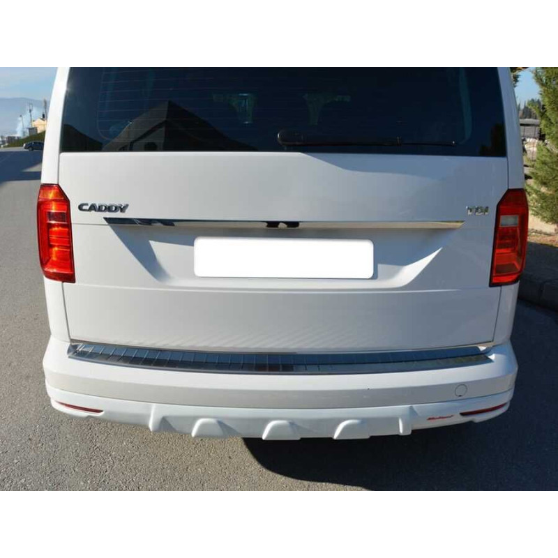 OMSA VW Caddy Minivan Krom Arka Tampon Eşiği Taşlı 2015-2019 Arası