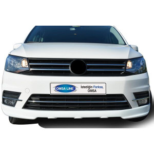 OMSA VW Caddy Minivan Krom Ön Panjur 2 Parça 2015-2019 Arası