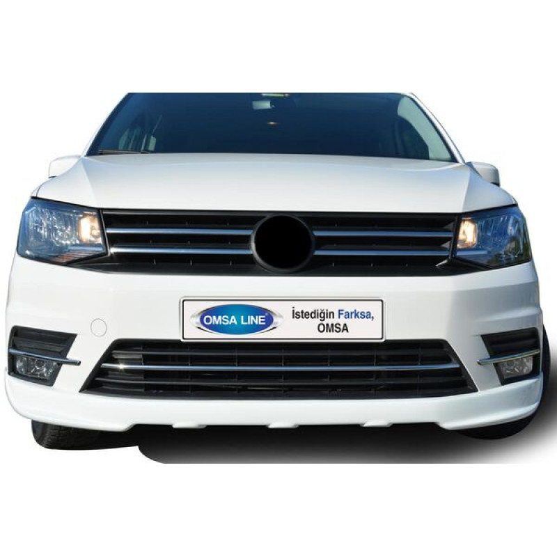 OMSA VW Caddy Minivan Krom Ön Panjur 2 Parça 2015-2019 Arası