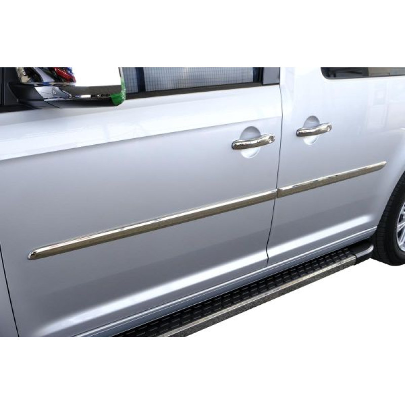 OMSA VW Caddy Minivan Krom Yan Kapı Çıtası 4 Parça 2015-2019 Arası