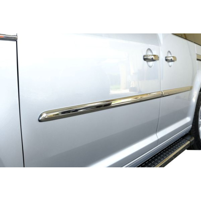 OMSA VW Caddy Minivan Krom Yan Kapı Çıtası 4 Parça 2015-2019 Arası