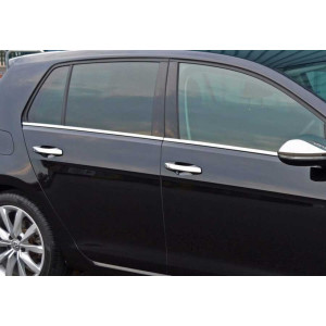 OMSA VW Golf 7 HB Siyah Krom Bagaj Alt Çıtası 2013-2020 Arası