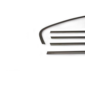 OMSA VW Jetta Sedan Siyah Krom Cam Çerçevesi 12 Parça 2010-2018 Arası