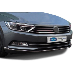 OMSA VW Passat B8 Krom Ön Tampon Çıtası 3 Parça 2015-2019 Arası