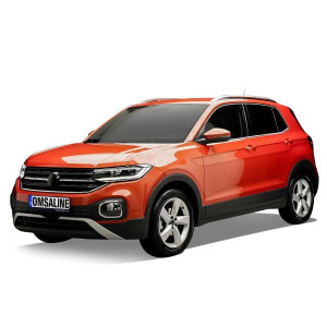 OMSA VW T-Cross Krom Cam Alt Çıtası 4 Parça 2019-2023 Arası