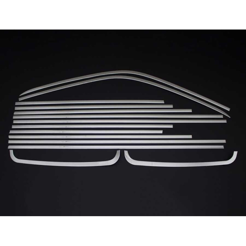 OMSA VW T5 Caravelle Krom Cam Çerçevesi 14 Parça Tek Sürgü Kısa Şase 2003-2014 Arası