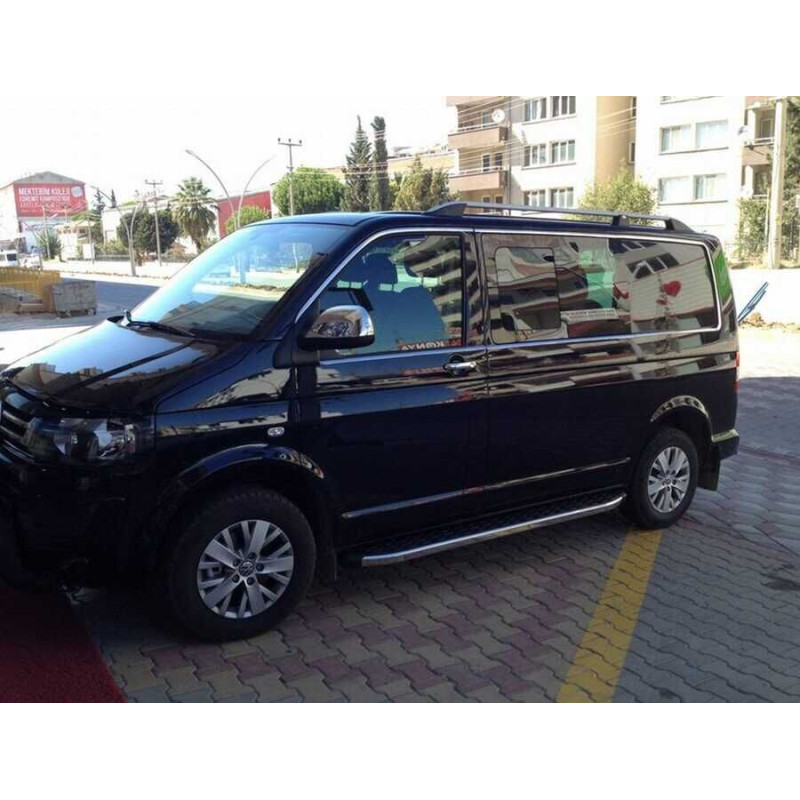 OMSA VW T5 Caravelle Krom Cam Çerçevesi 14 Parça Tek Sürgü Kısa Şase 2010 ve Sonrası