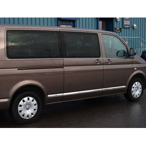 OMSA VW T5 Multivan Krom Yan Kapı Çıtası Çift Sürgü Kısa Şase 2003 ve Sonrası