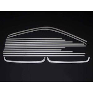 OMSA VW T5 Transporter Krom Cam Çerçevesi 14 Parça Çift Sürgü Kısa Şase 2003-2014 Arası