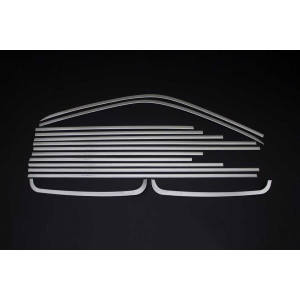 OMSA VW T6 Transporter Krom Cam Çerçevesi 14 Parça Tek Sürgü Uzun Şase 2015-2019 Arası