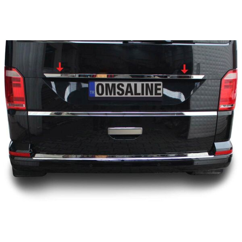OMSA VW T6 Transporter Krom Plaka Üstü Çıta 2015-2023 Arası