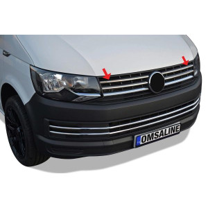 OMSA VW T6 Transporter Siyah Krom Ön Panjur 4 Parça 2015-2019 Arası