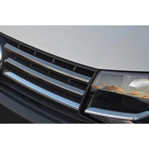 OMSA VW T6 Transporter Siyah Krom Ön Panjur 4 Parça 2015-2019 Arası
