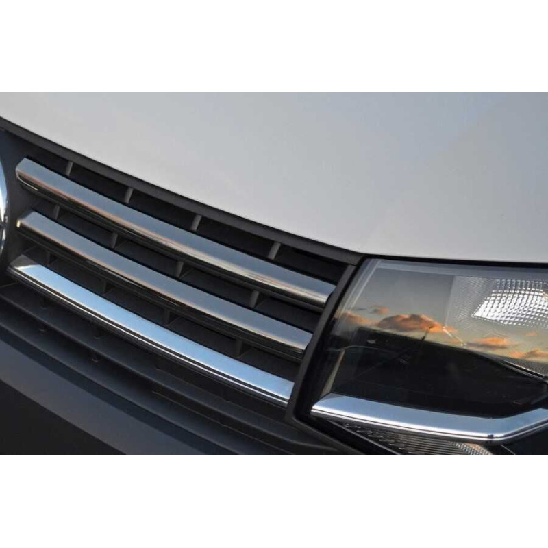 OMSA VW T6 Transporter Siyah Krom Ön Panjur 4 Parça 2015-2019 Arası