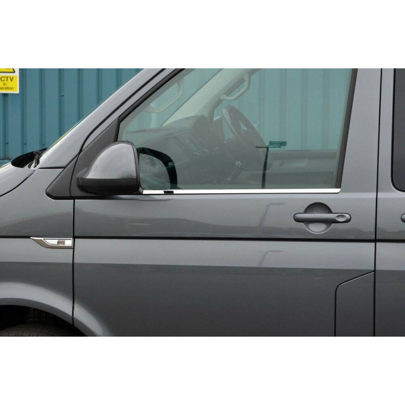 OMSA VW T6.1 Caravelle Krom Cam Çıtası 2 Parça 2020-2023 Arası