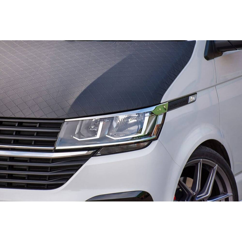 OMSA VW T6.1 Caravelle Krom Far Üstü Çıta 2 Parça 2020-2023 Arası